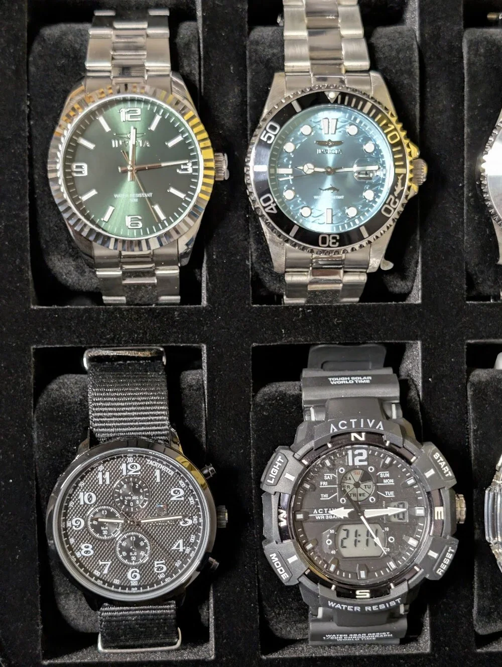 8-Piece Men’s Watch Variety Gift Set or Starter Bundle - Brand New with Case